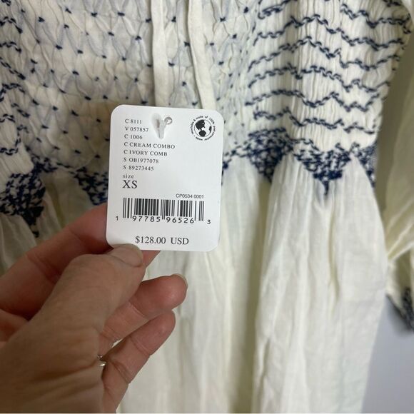 FREE PEOPLE What A Feeling Tunic - Sage Combo - Picture 9 of 9